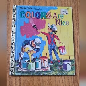 Vintage "Colors Are Nice" Children Book